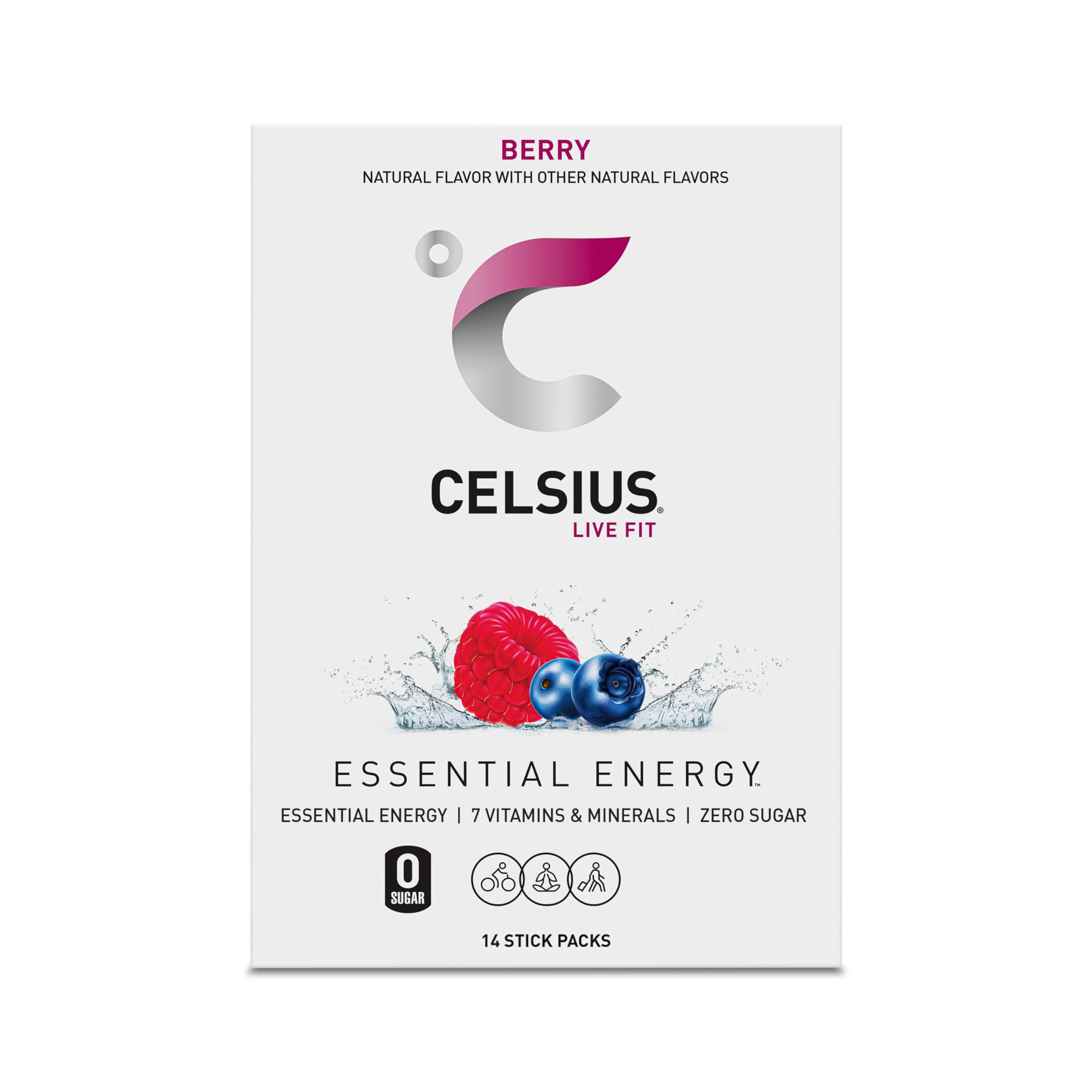 CELSIUS sticks being used on a hike showing portable energy on the move