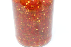 Cento jar beside ruler and label close-up, displays large 32 oz size and product information