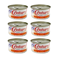 Century Tuna front packaging showing product and bold spicy appeal