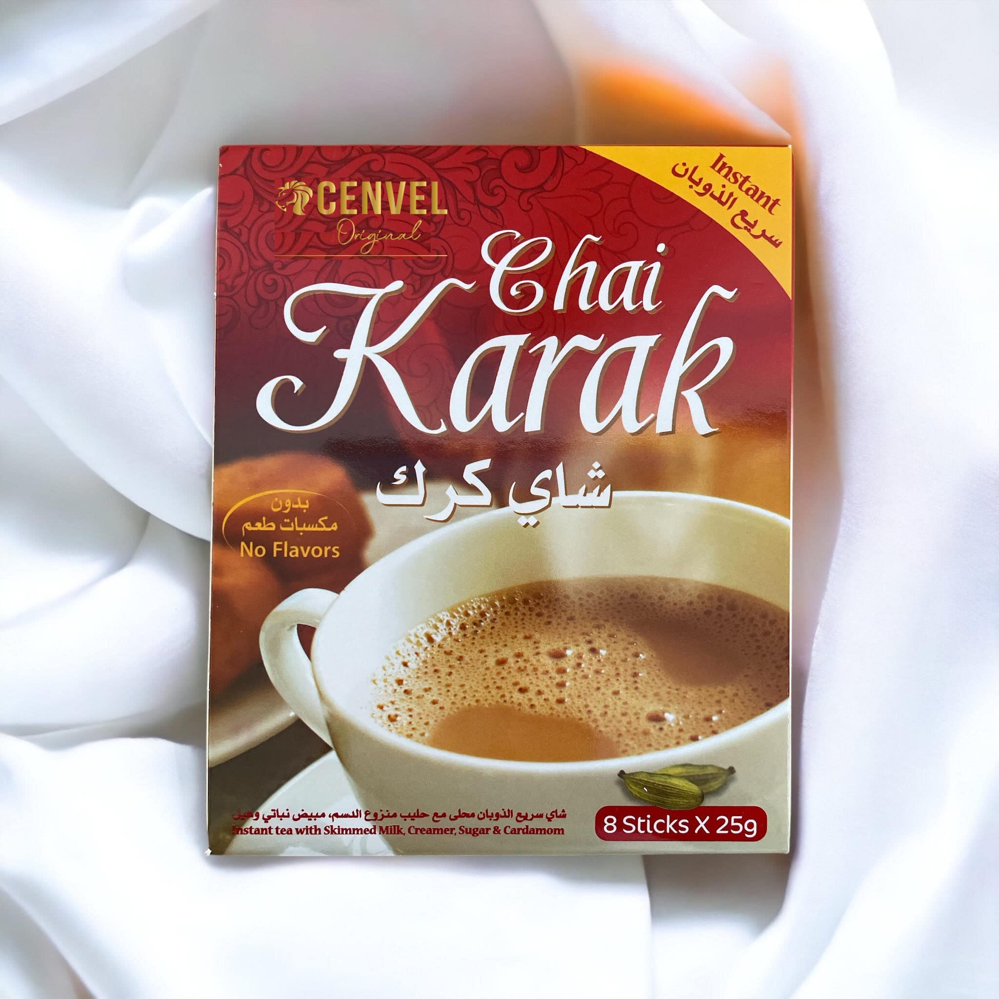 CENVEL ORIGINAL individual sachet close-up with easy-tear edge for quick brewing