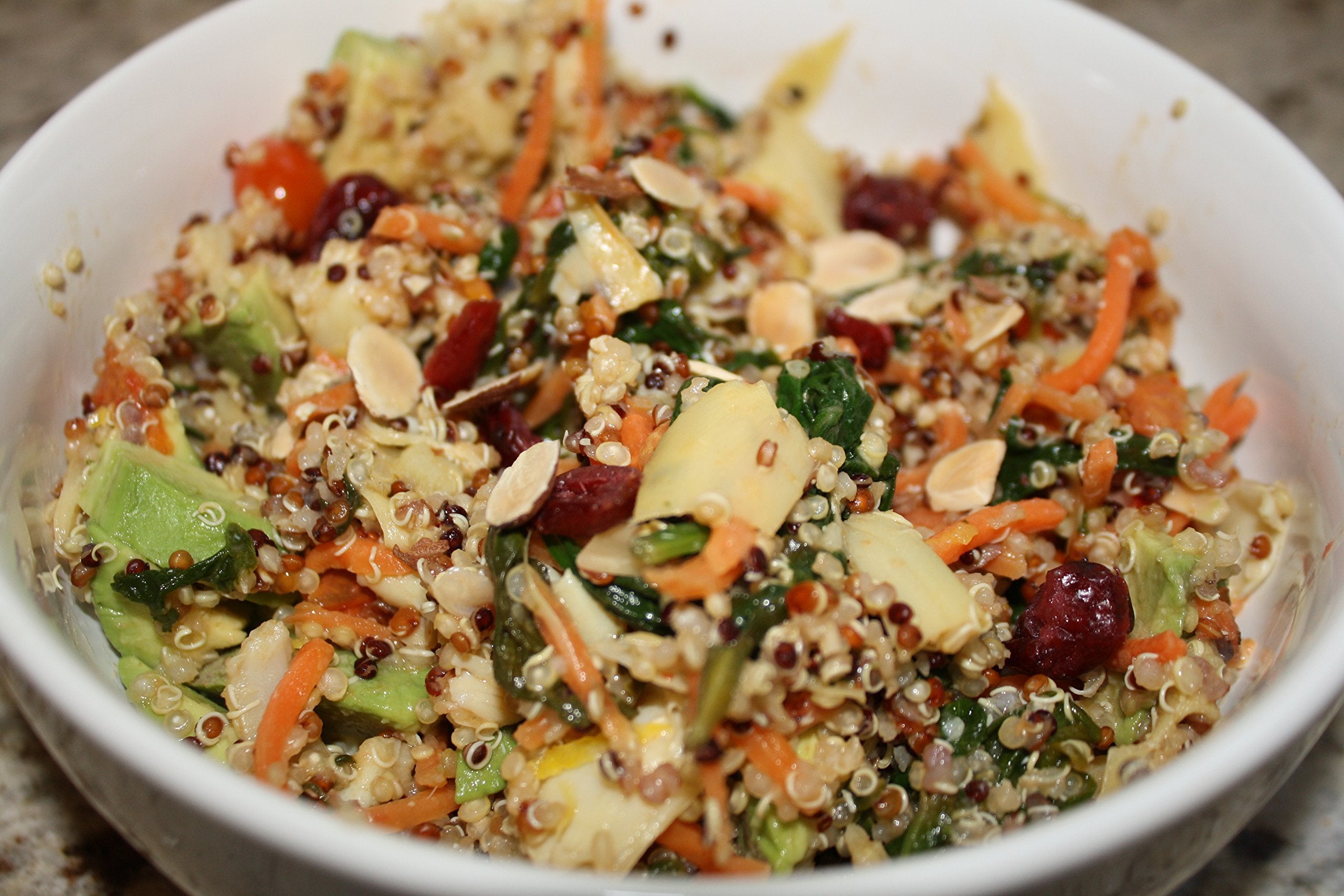 Cereausly bulk quinoa stored in airtight container, preserving freshness longer