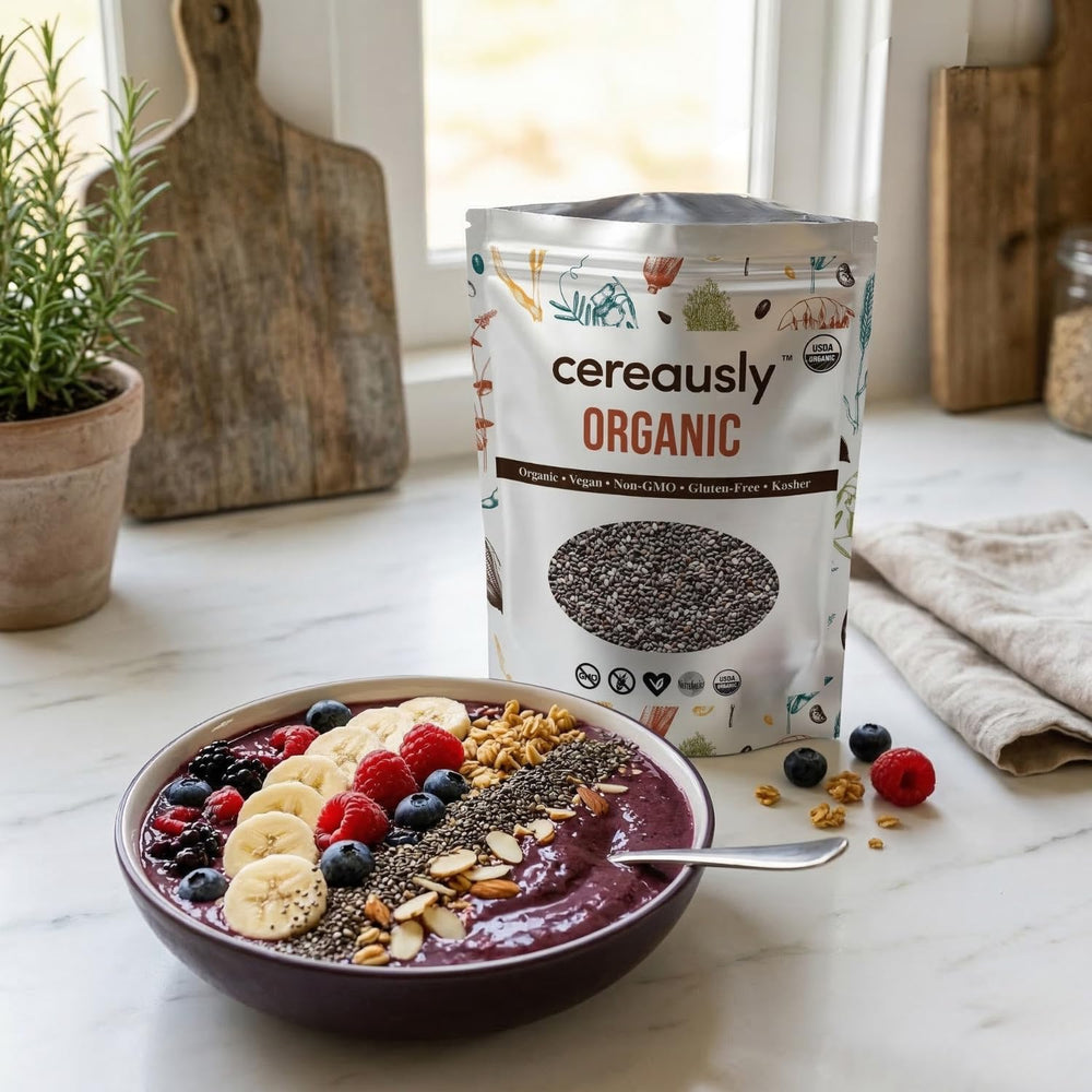 Cereausly labeled storage containers demonstrating organized long-term freshness