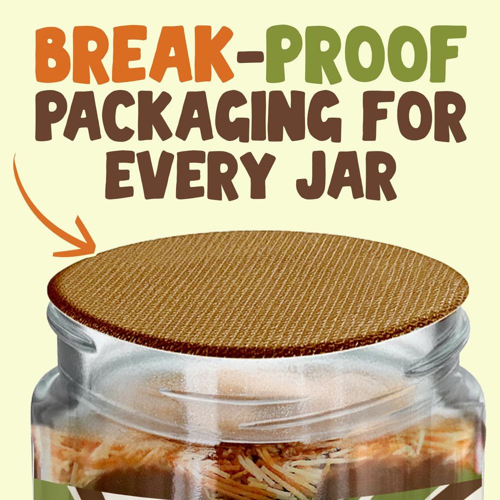 Ceres Gourmet clear jar label detail showing ingredients and artisanal origin benefit