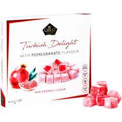 Çerez Pazarı front packaging showing gourmet pomegranate lokum and branding benefit presentation