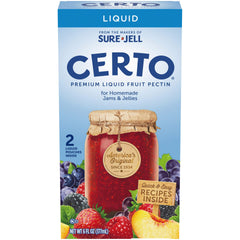 Certo front packaging showing four 6 oz boxes and brand trust