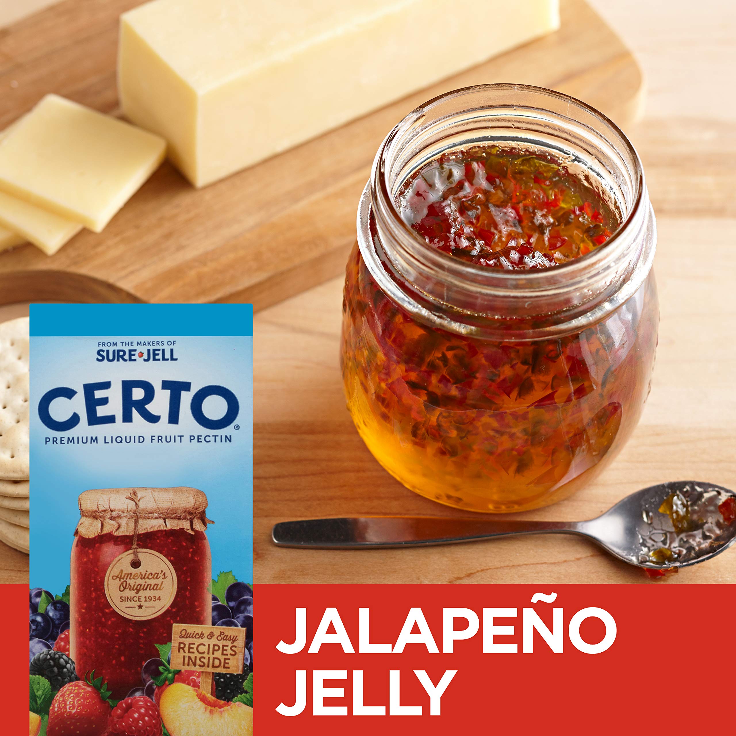 Certo single pouch close-up demonstrating easy-pour convenience