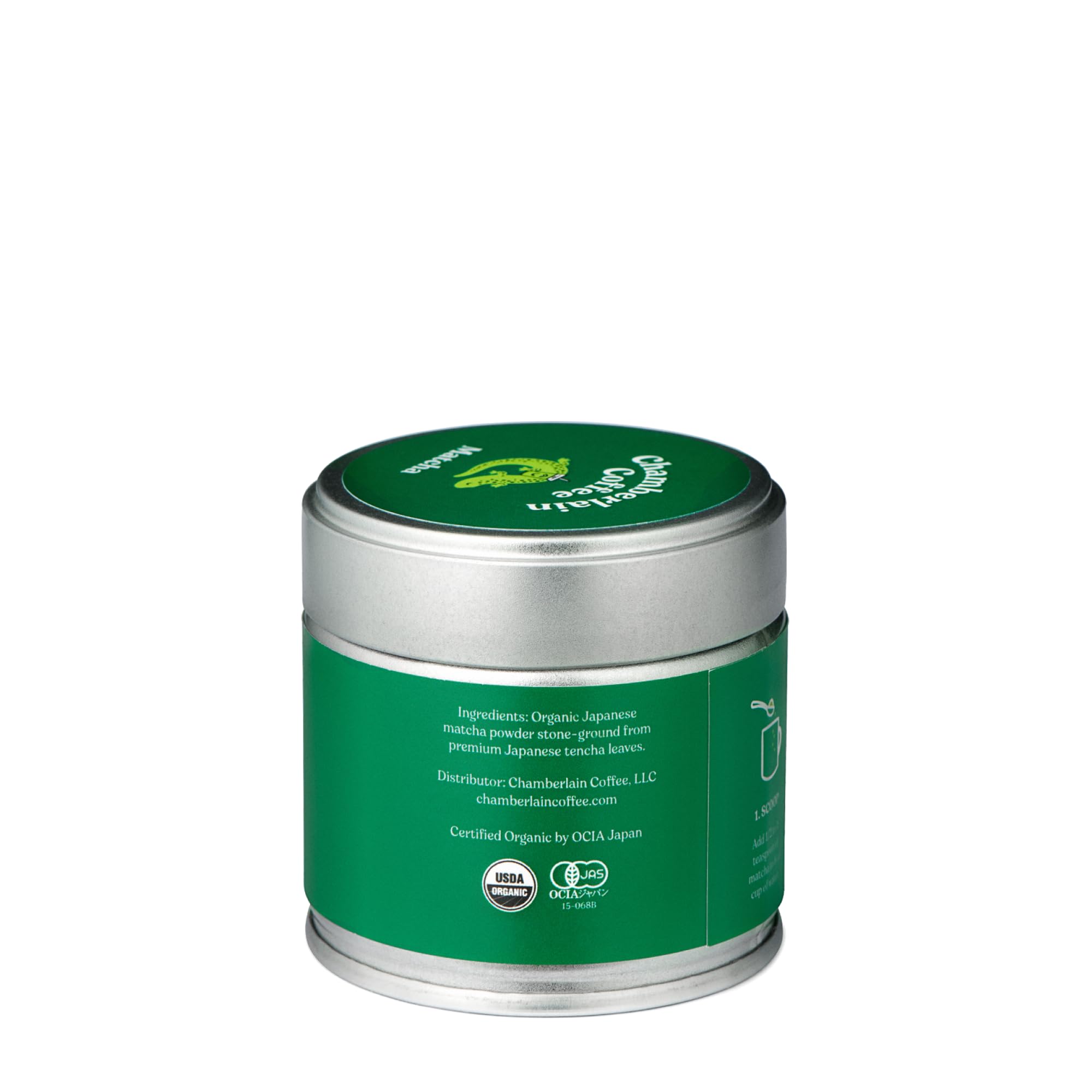 Chamberlain Coffee lifestyle shot in kitchen showing everyday matcha ritual