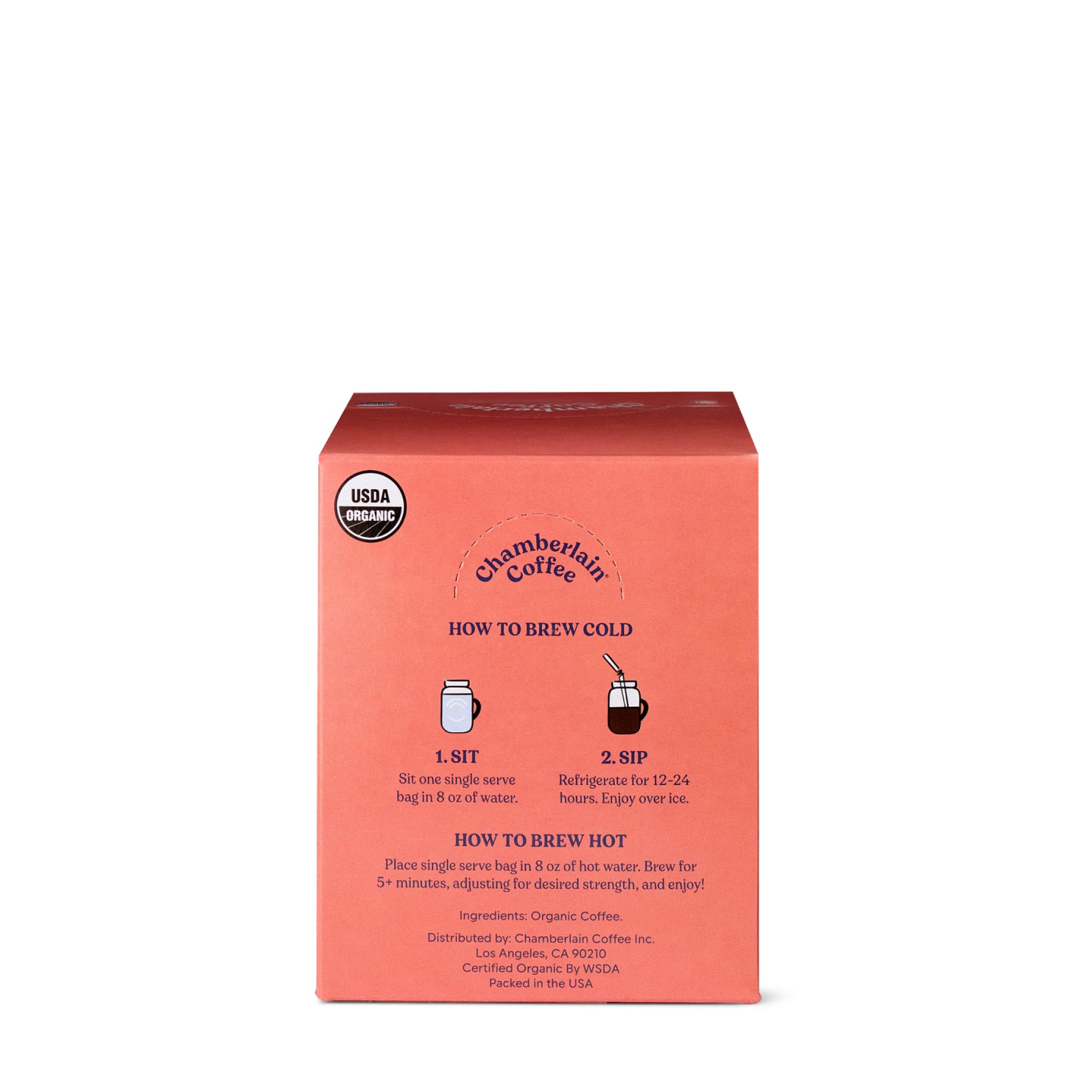 Chamberlain Coffee outer pack with recyclable messaging for eco-conscious shoppers