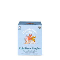 Chamberlain Coffee single cold brew bag close-up showing texture and easy use benefit