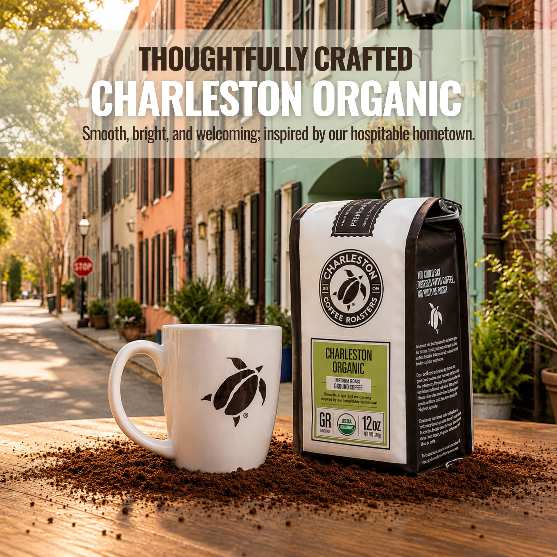 Charleston Coffee Roasters brewing in drip machine for consistent balanced cups