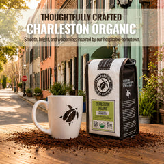 Charleston Coffee Roasters brewing in drip machine for consistent balanced cups
