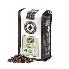 Charleston Coffee Roasters front packaging showing 12oz bag and organic badge for freshness