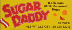 Charms Sugar Daddy Pops in a party bowl with guests reaching, perfect for sharing