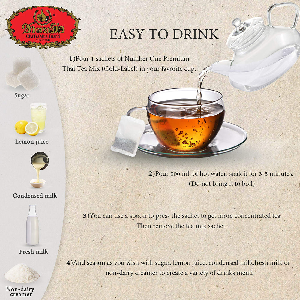 ChaTraMue brewed iced tea in glass showcasing vivid color and refreshing flavor