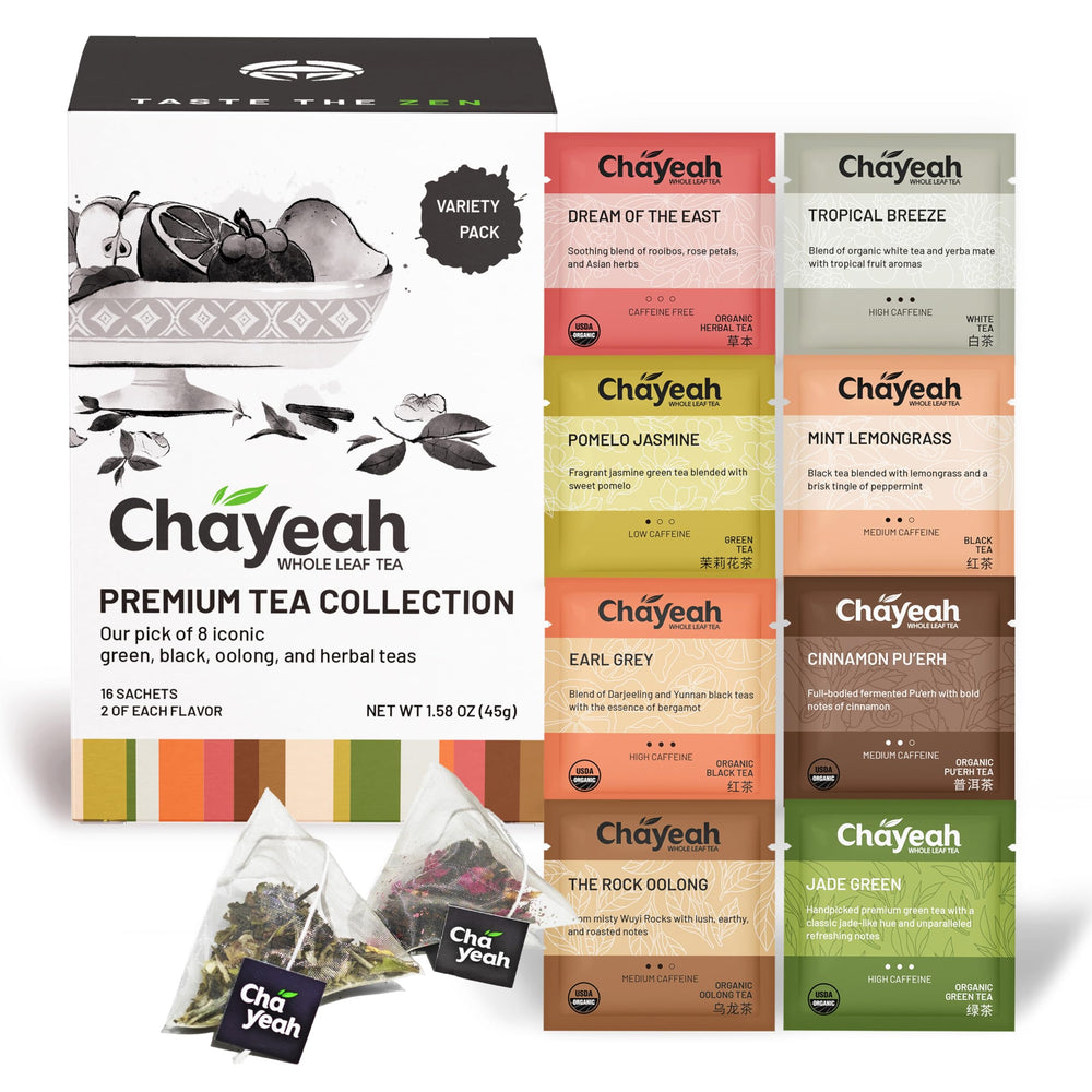ChaYeah front box view showing assortment and gift-ready design for easy gifting