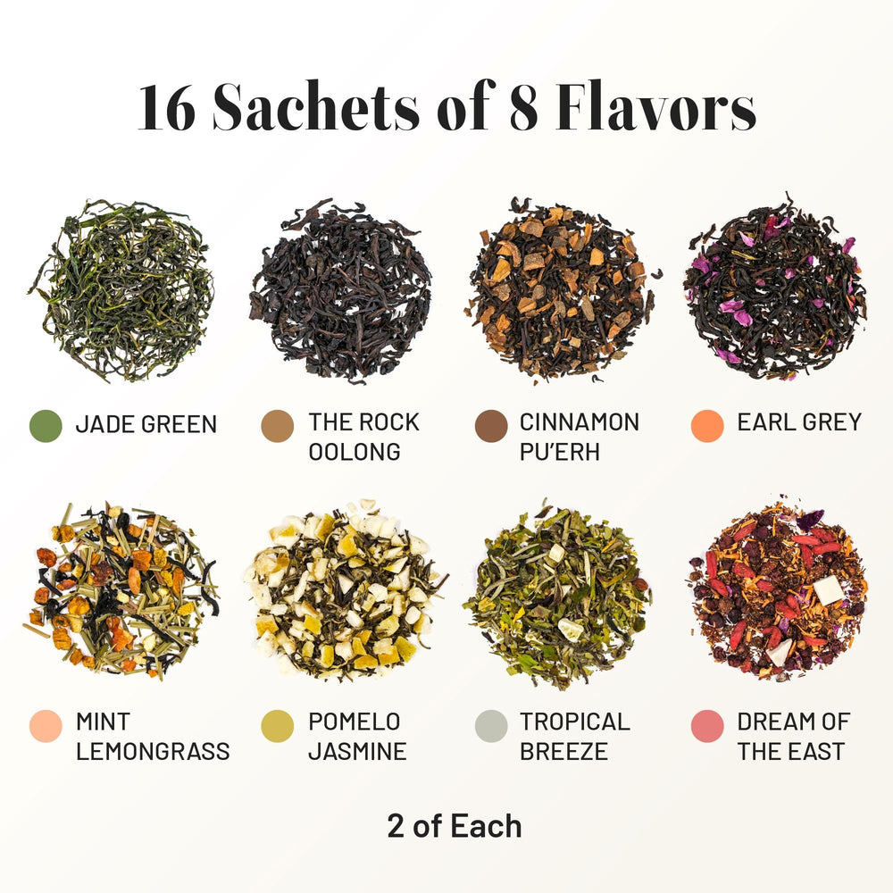 ChaYeah whole leaves and botanicals display for richer, natural taste