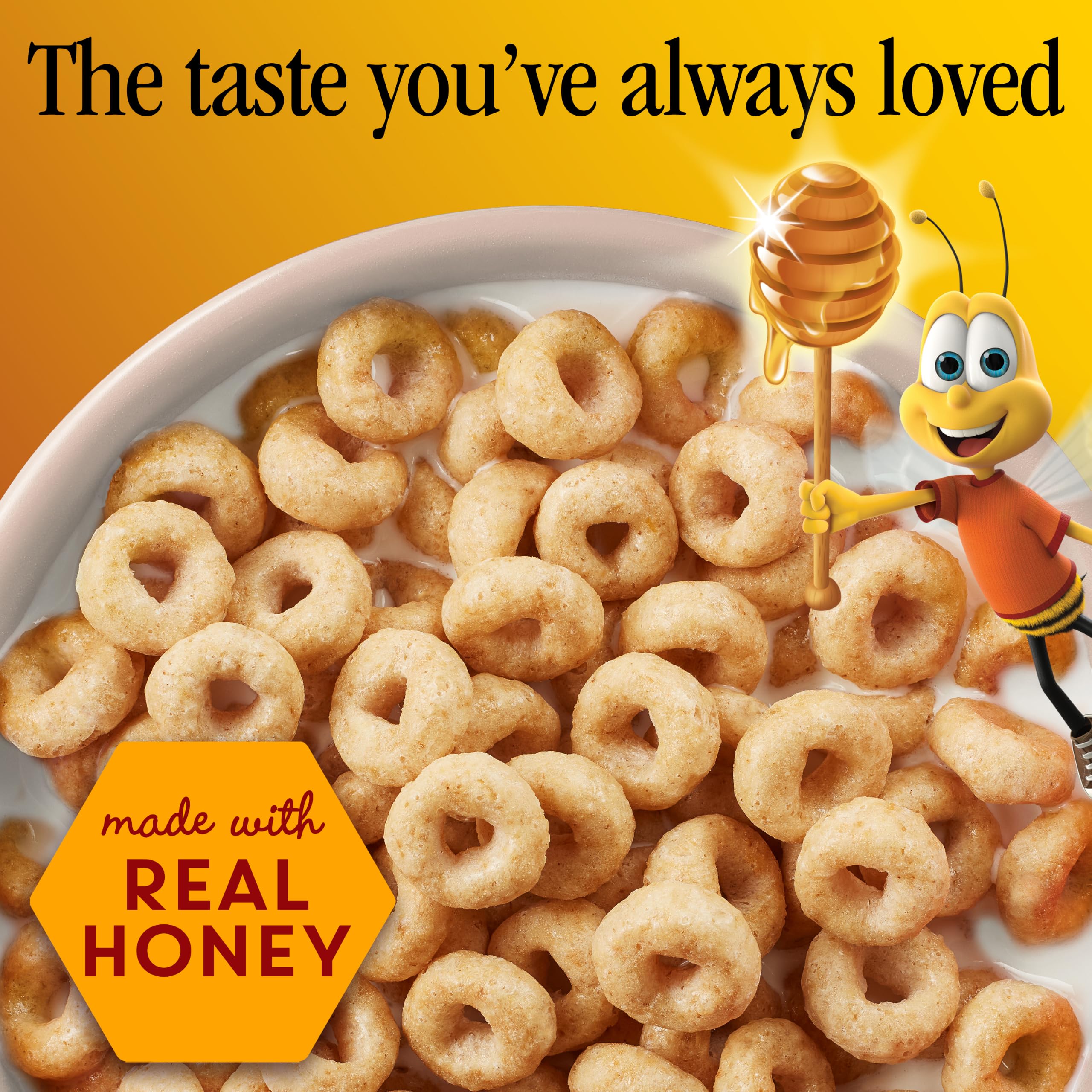 Cheerios close-up of honey nut O texture highlighting crunchy whole grain