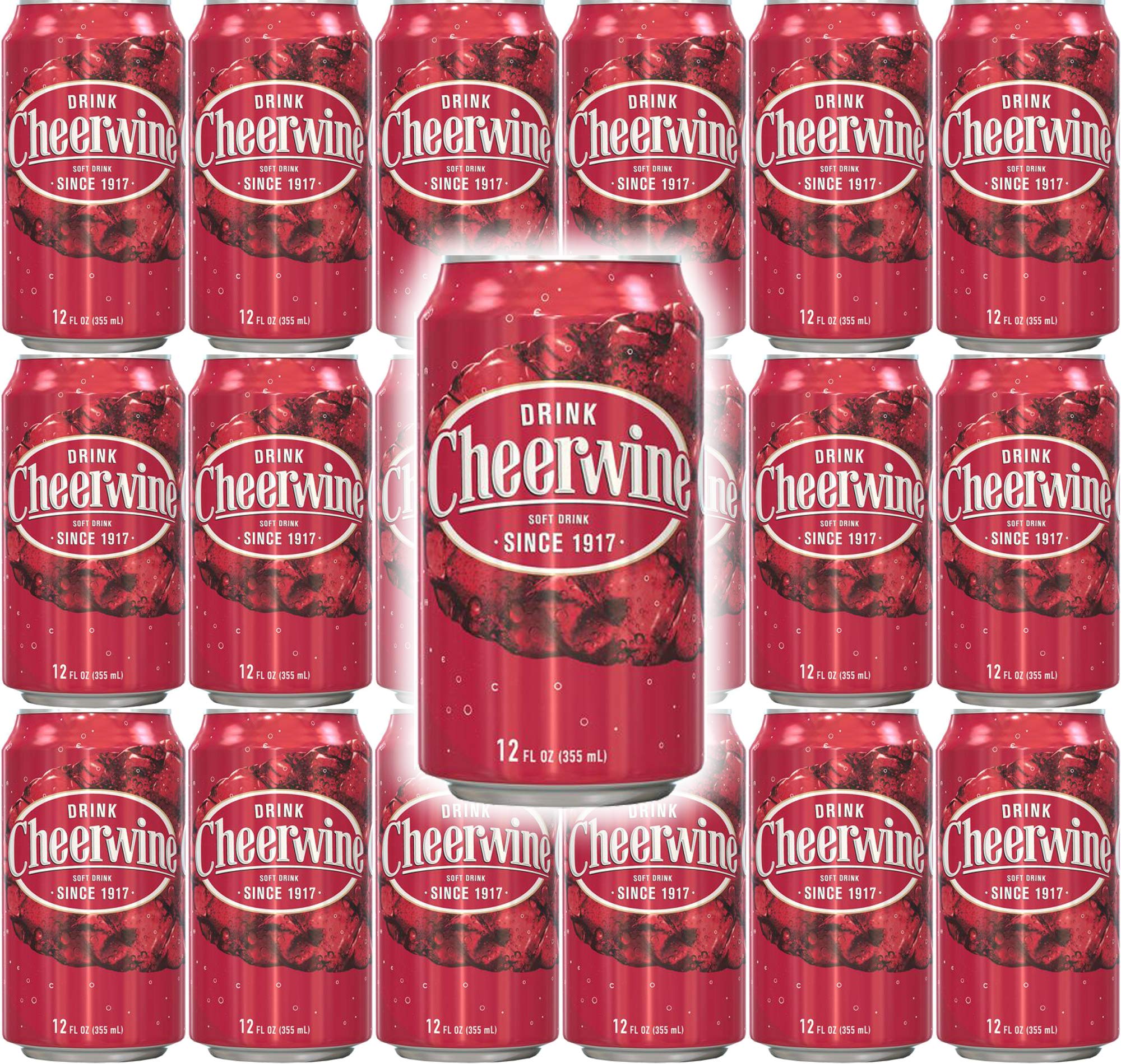 Cheerwine 12 oz can front view showing label and ready-to-drink refreshment