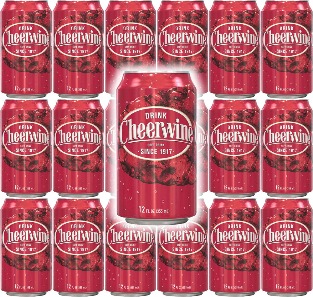 Cheerwine 12 oz can front view showing label and ready-to-drink refreshment
