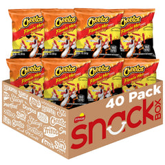 Cheetos Flamin' Hot front packaging shows brand and spicy flavor benefit