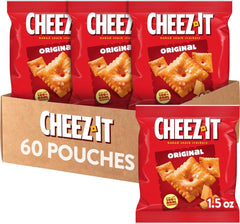 Cheez-It front packaging showing case and brand, ideal for bulk merchandising