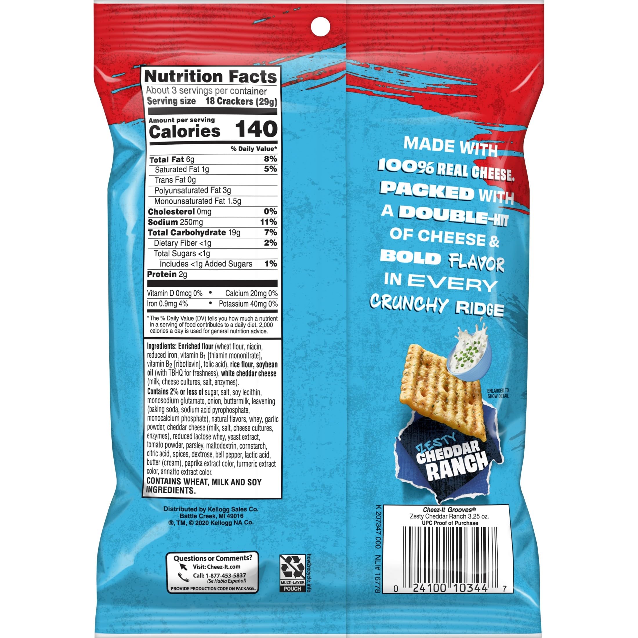Cheez-It Grooves in a picnic lunchbox showing on-the-go snack benefit