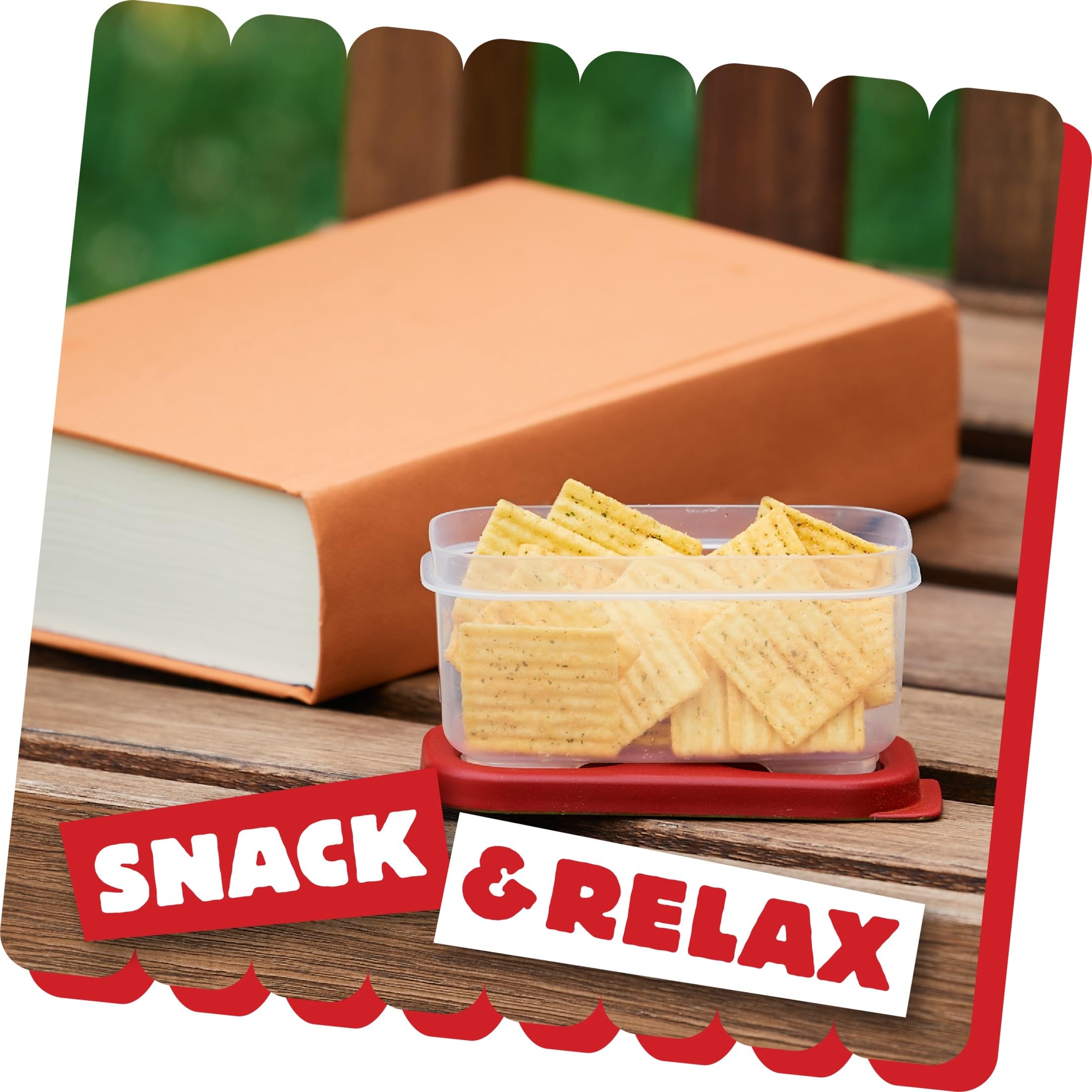 Cheez-It Grooves poured into bowl ready for serving at parties