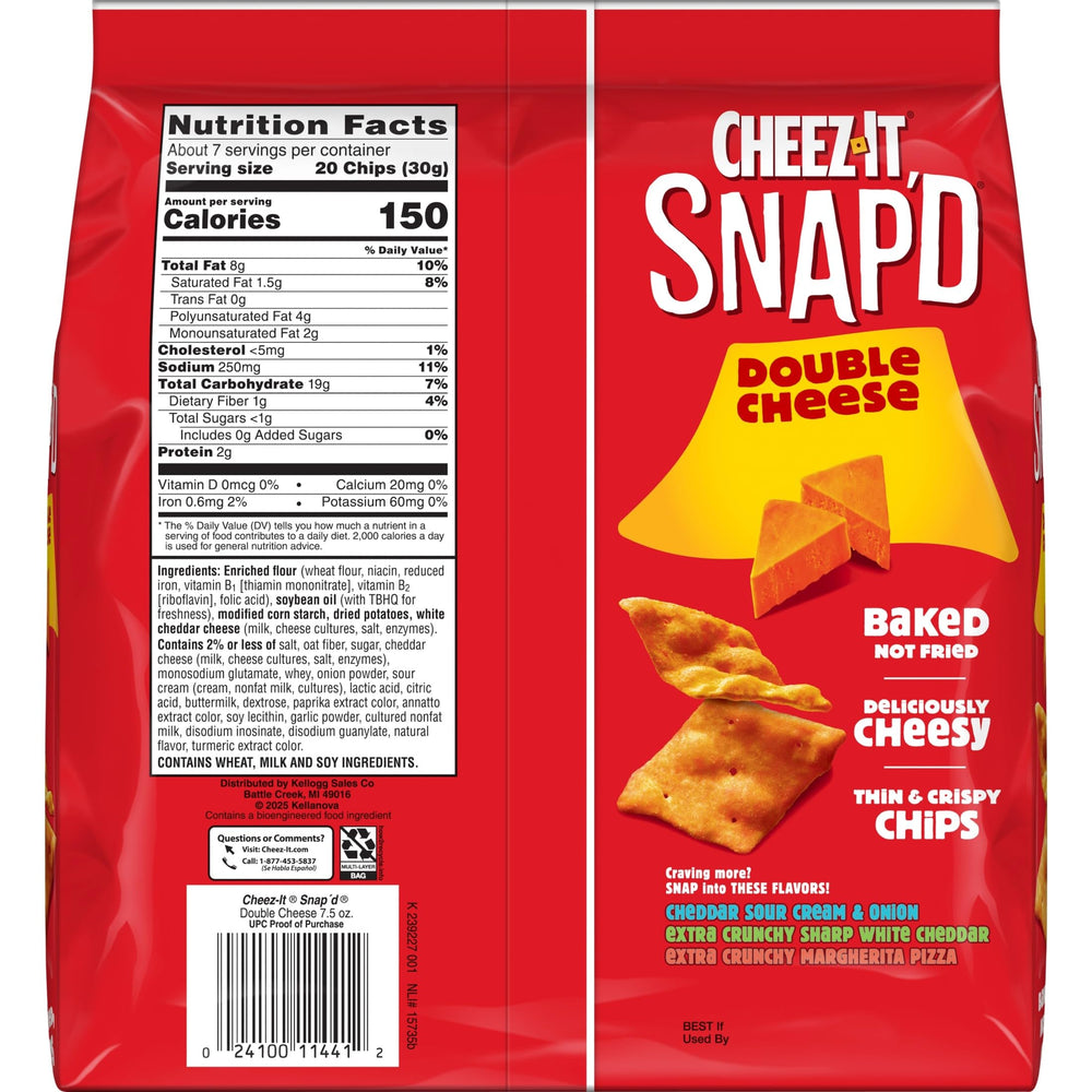 Cheez-It Snap'd case box on shelf for bulk storage and pantry stocking