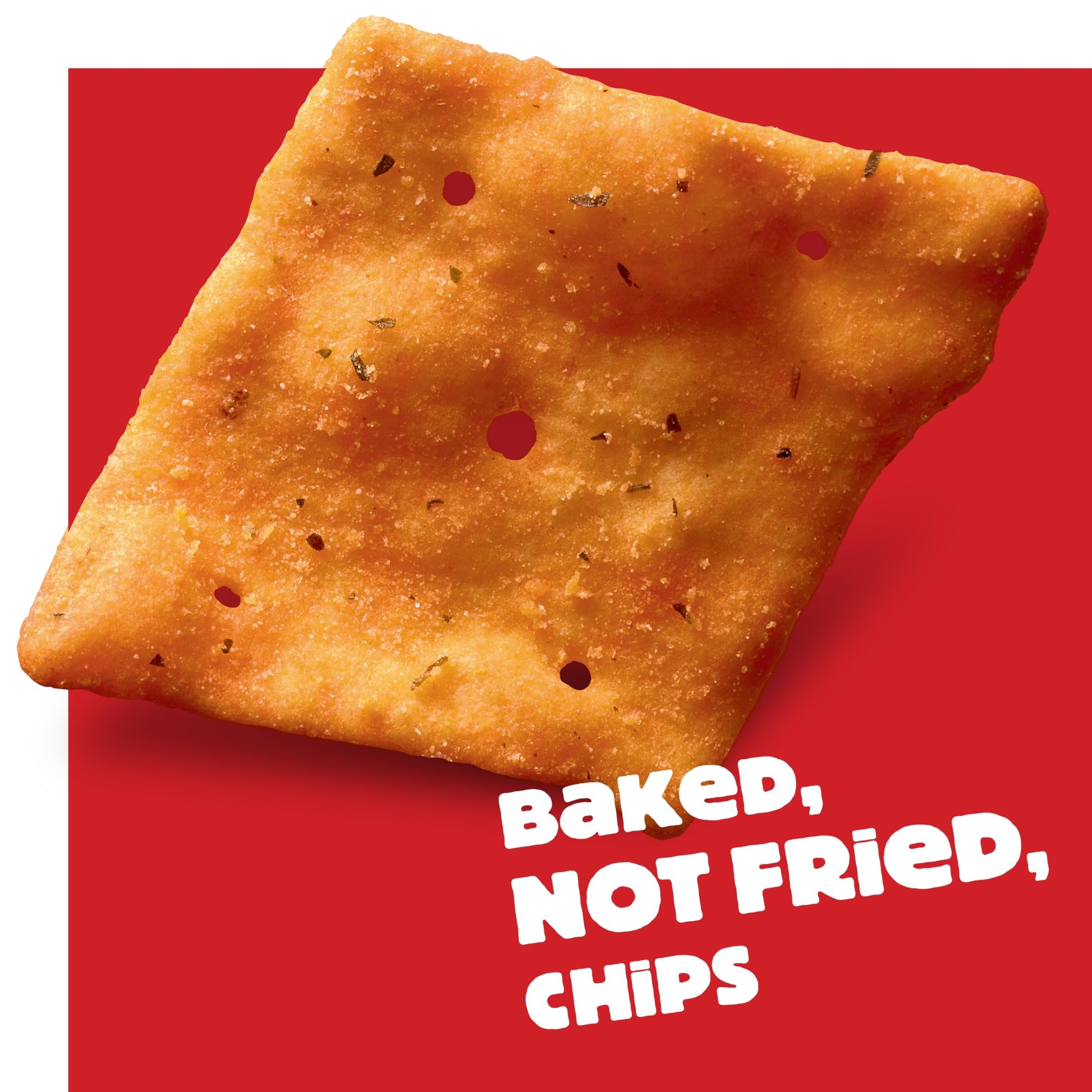 Cheez-It Snap'd next to a smartphone for size comparison and portion insight