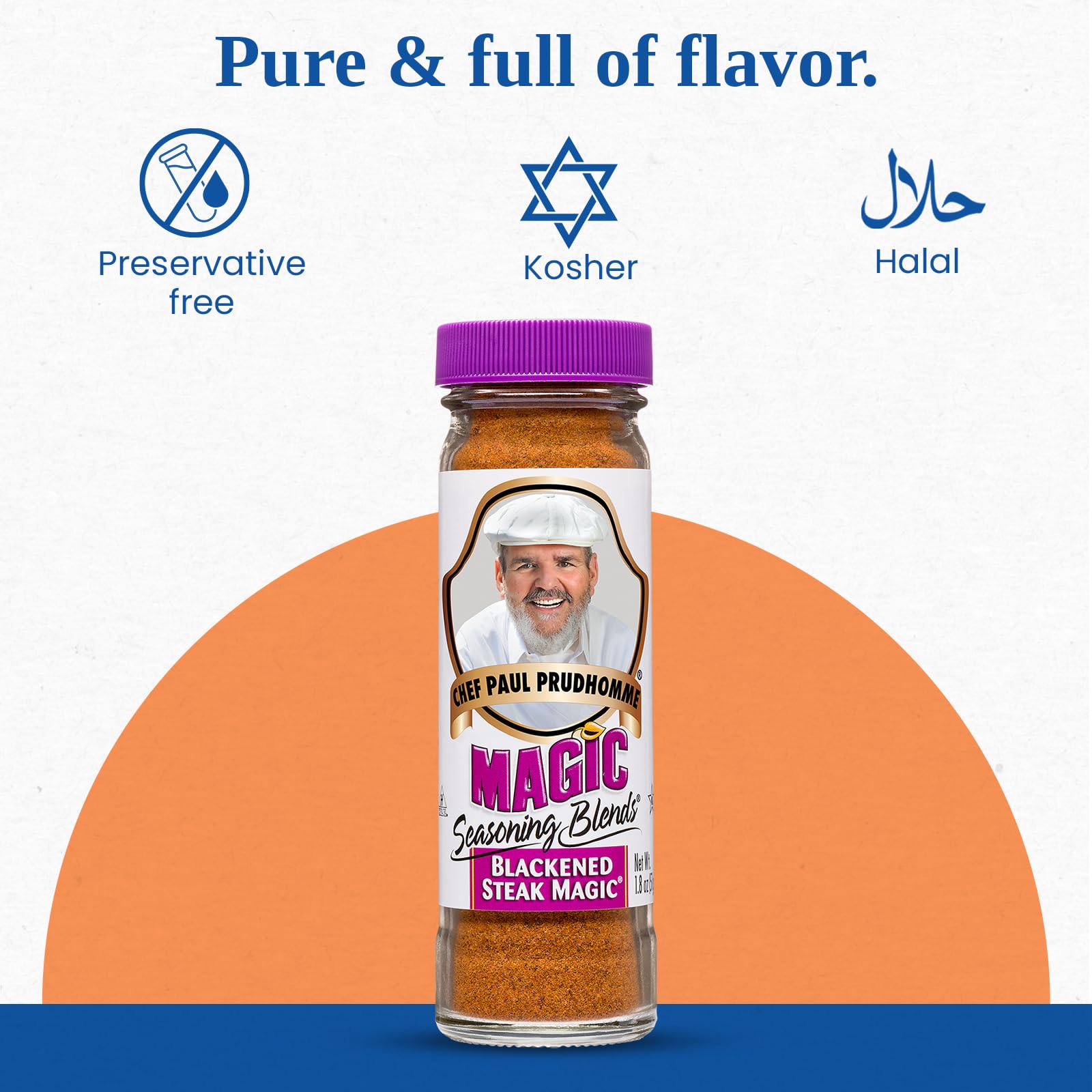 Chef Paul Prudhomme's seasoning applied to a grilled ribeye showing enhanced crust and flavor