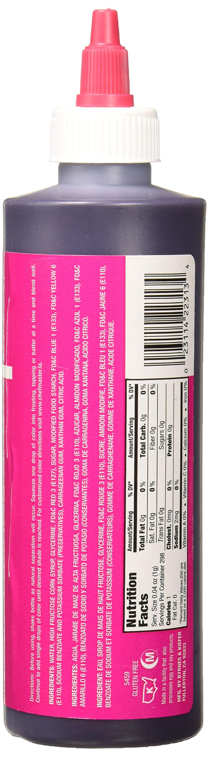 Chefmaster fuschsia kneaded into fondant showing uniform shade benefit