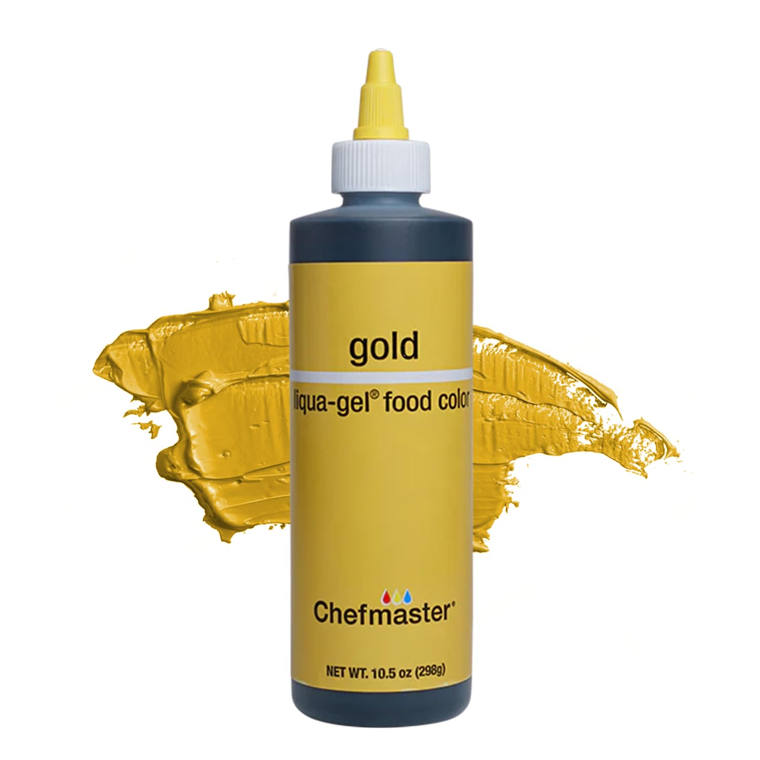 Chefmaster gold front packaging showing vibrant color and size benefit