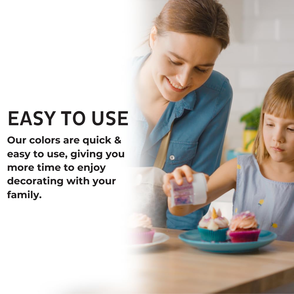 Chefmaster child using squeeze bottle showing simple, mess-free benefit