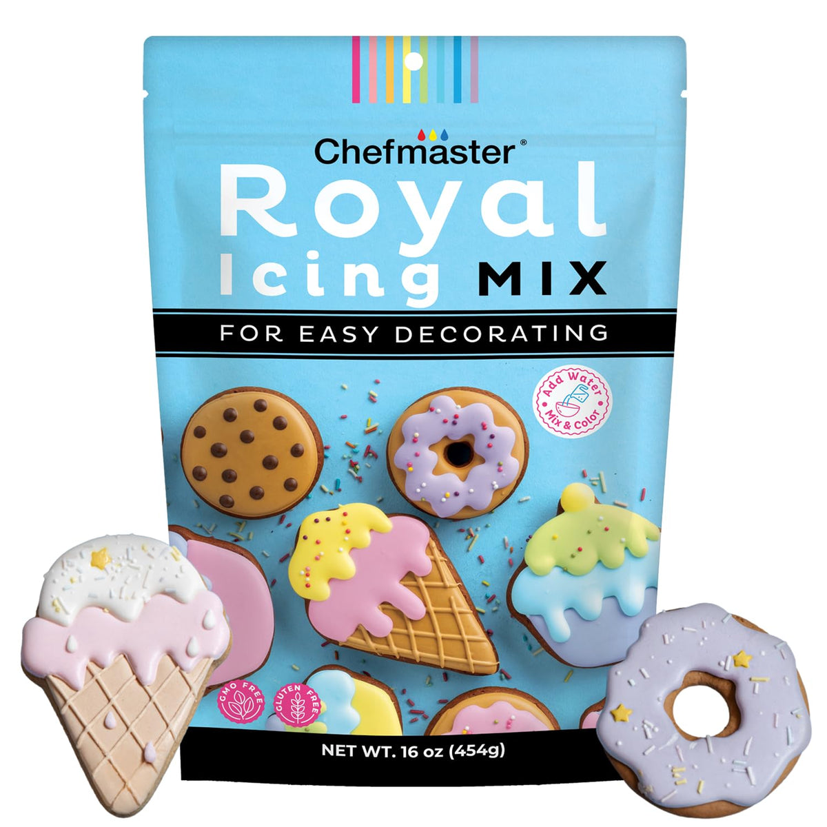 Chefmaster front packaging showing product and quick mix benefit