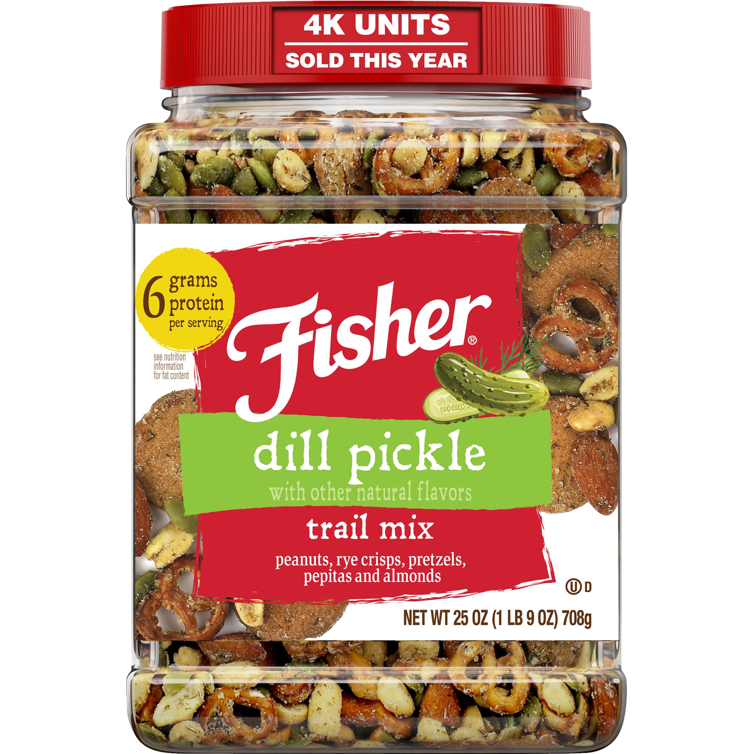 CHEF'S NATURALS jar front view showing product and resealable lid, convenient storage