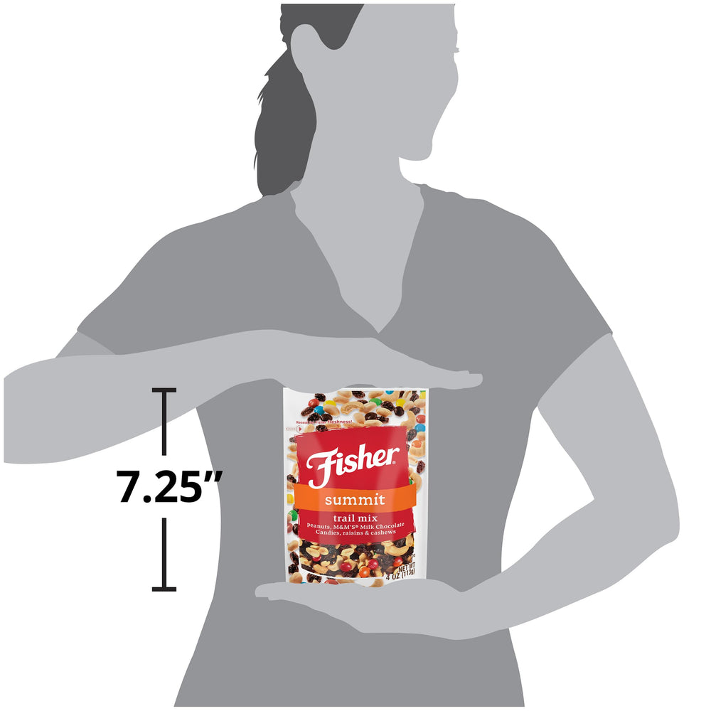 CHEF'S NATURALS trail mix in outdoor picnic setting showing on-the-go snacking suitability