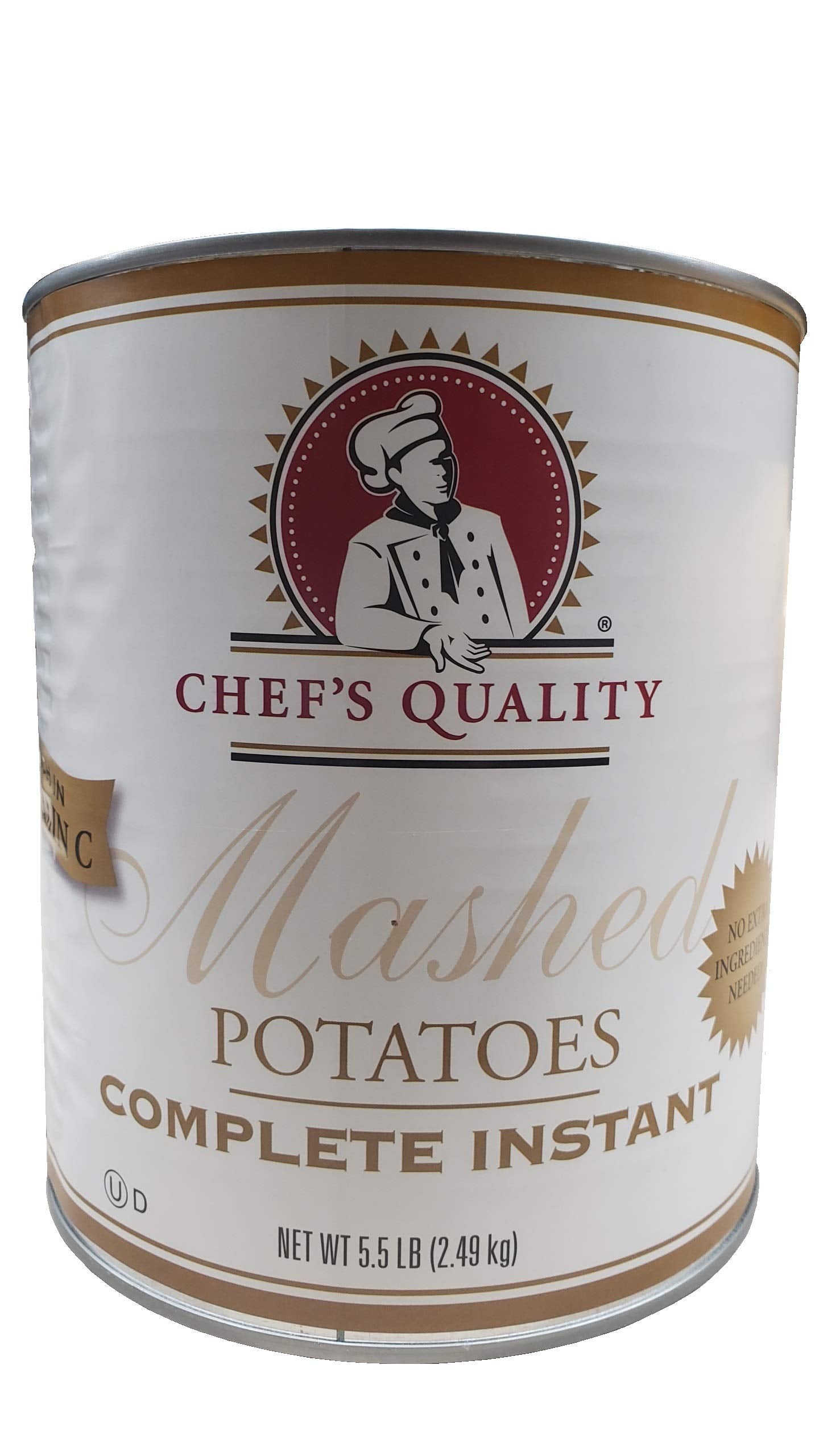 Chef's Quality front pouch showing package and product name for easy storage
