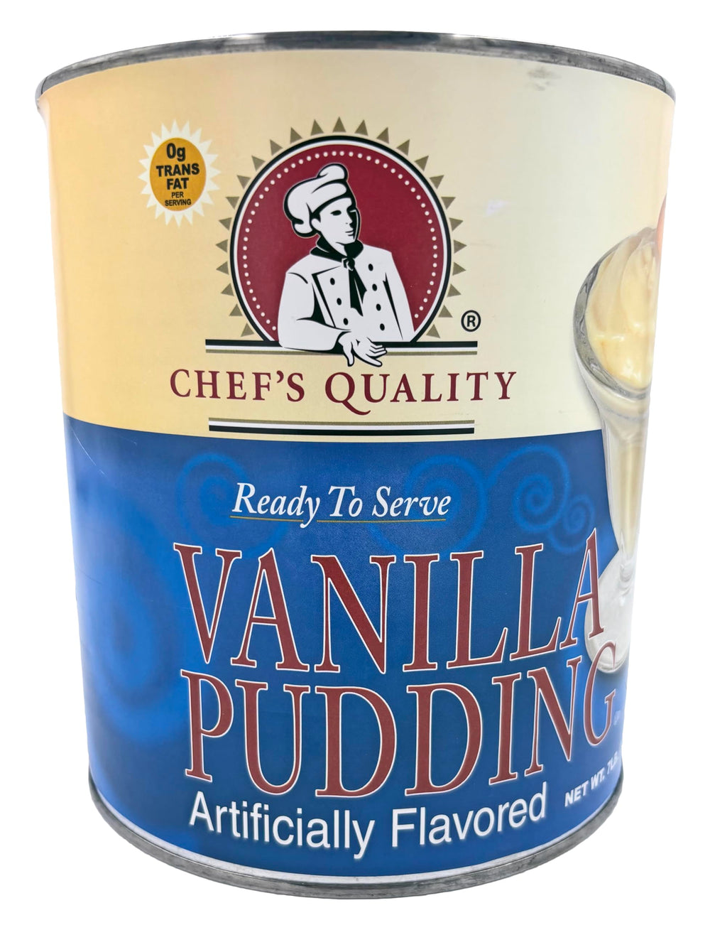 Chef's Quality front label showing product name and kosher mark for clear identification
