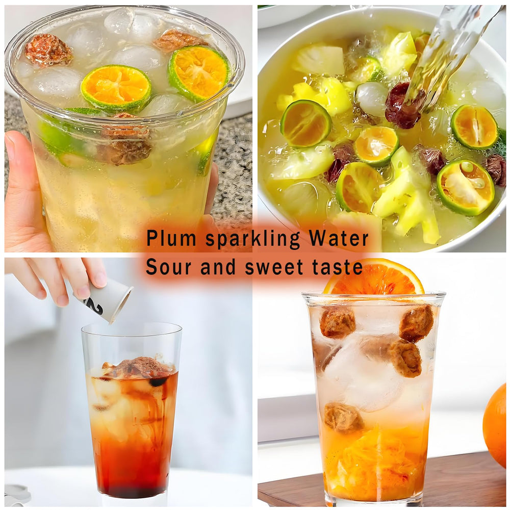 CHENGZIPIAN plum used as cocktail garnish adding tangy-salty flavor to a drink