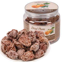 CHENGZIPIAN jar front view showing 228g plums and label, attractive pantry-ready packaging