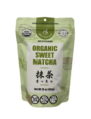 Chérie Sweet Heart front packaging showing 16oz pouch and vibrant green blend benefit: easy café-quality