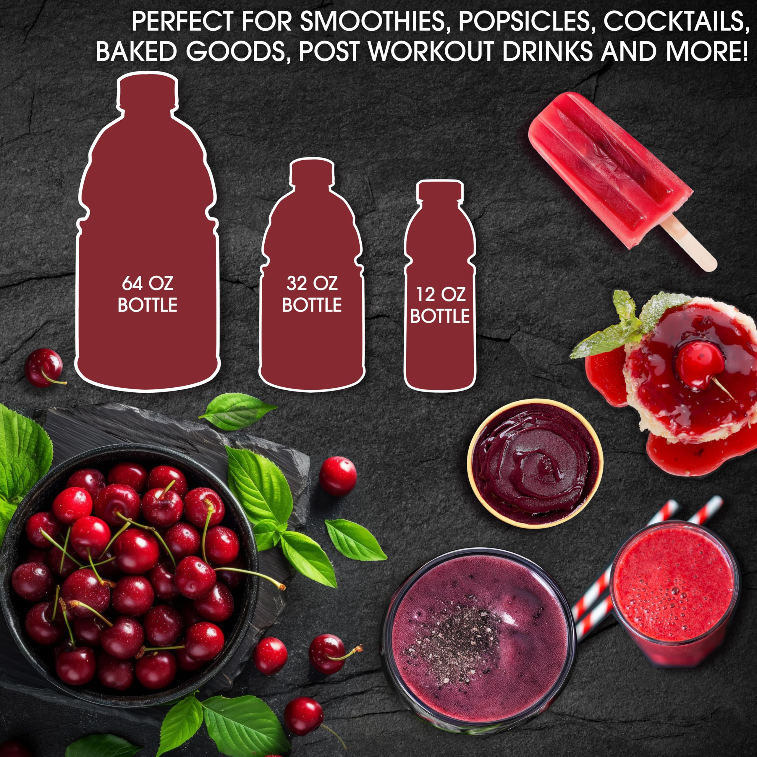 Cherry Bay Orchards juice pouring into glass demonstrating fresh color and easy serving