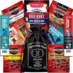 Cheshire Gifts front packaging showing full jerky assortment and gift appeal