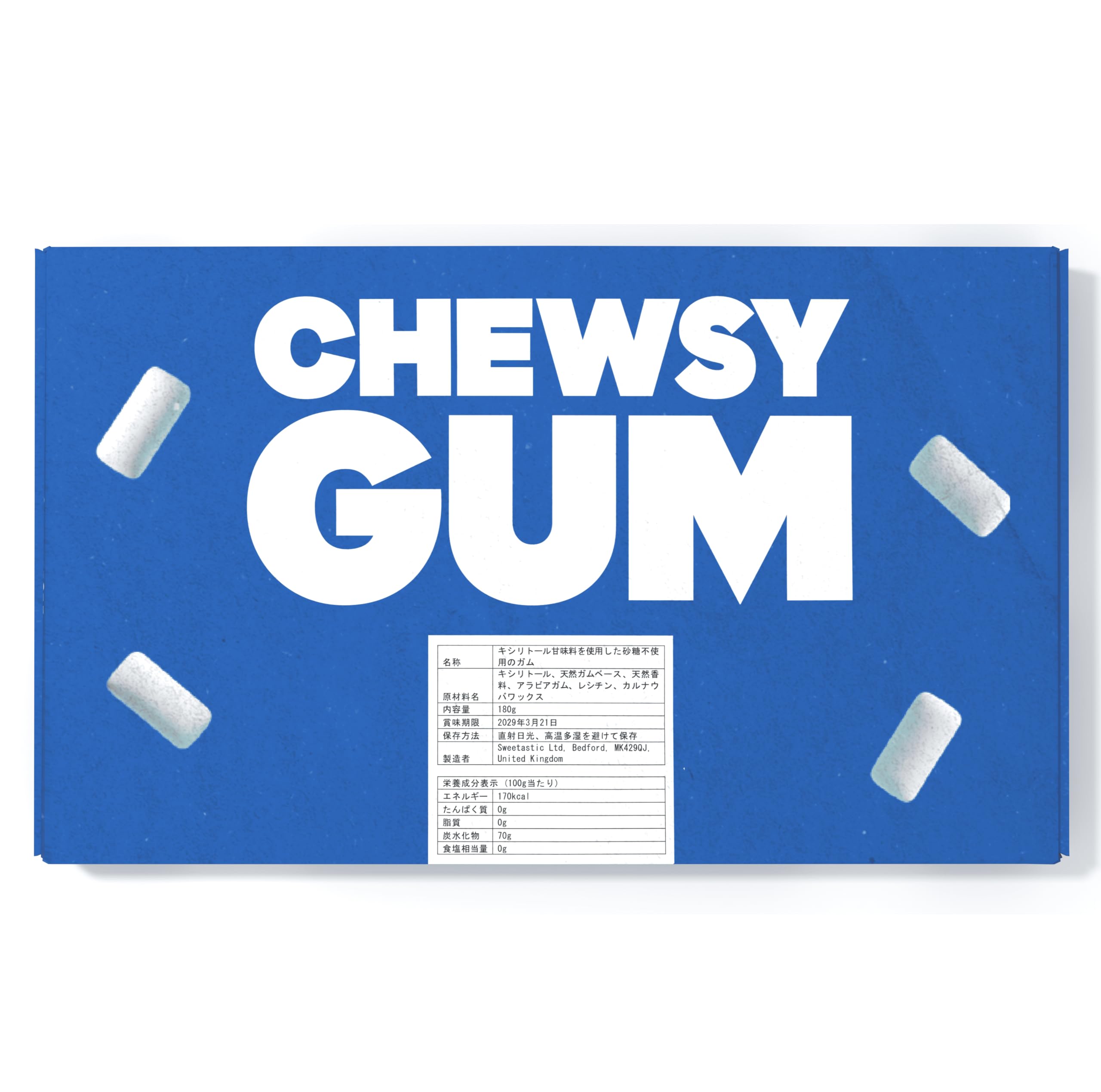 CHEWSY recyclable packaging materials demonstrating reduced waste