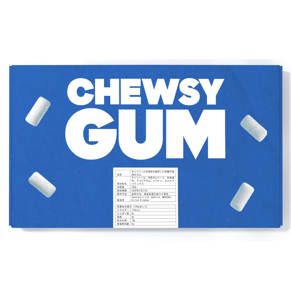 CHEWSY recyclable packaging materials demonstrating reduced waste