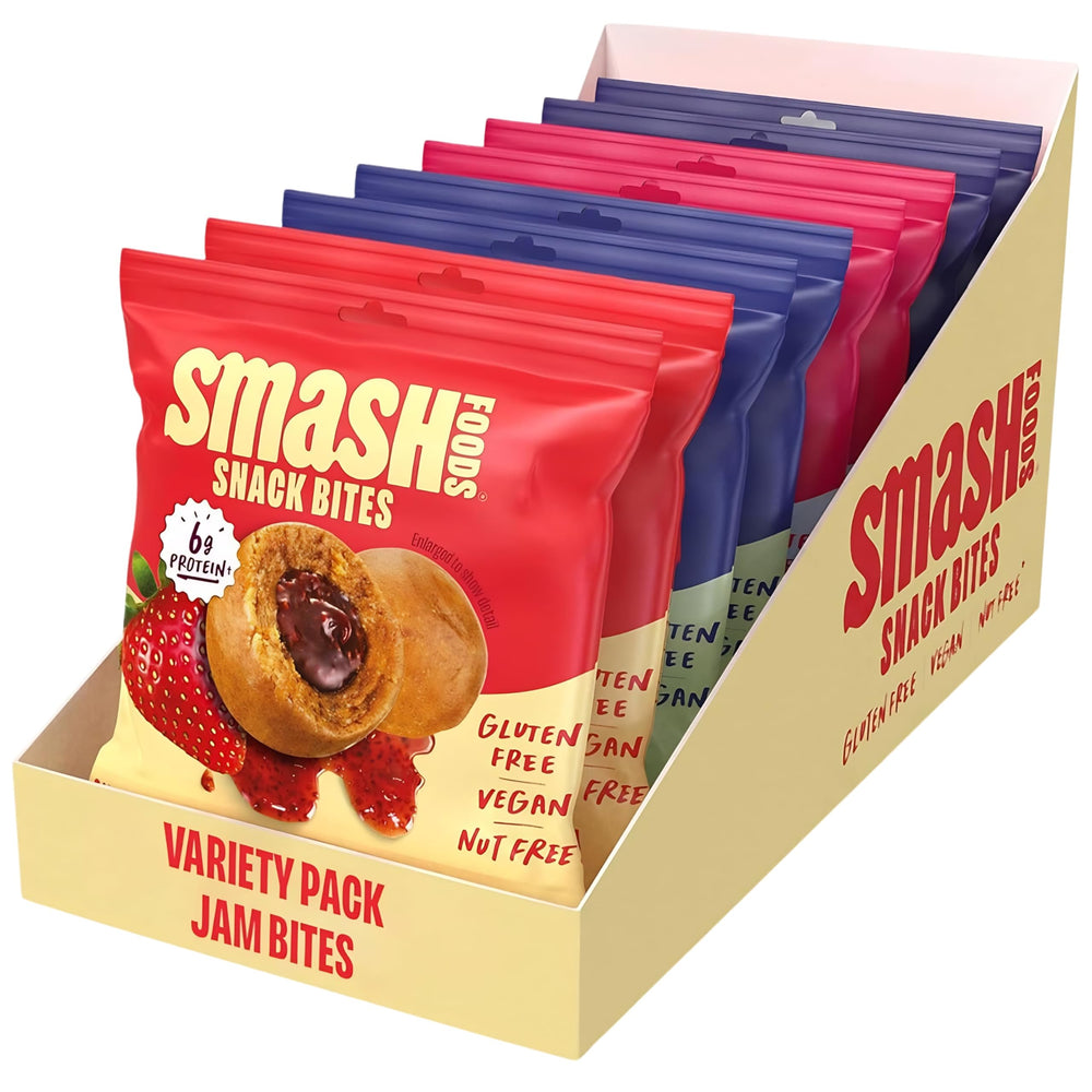 Chia Smash front packaging showing product branding and variety — attractive convenience