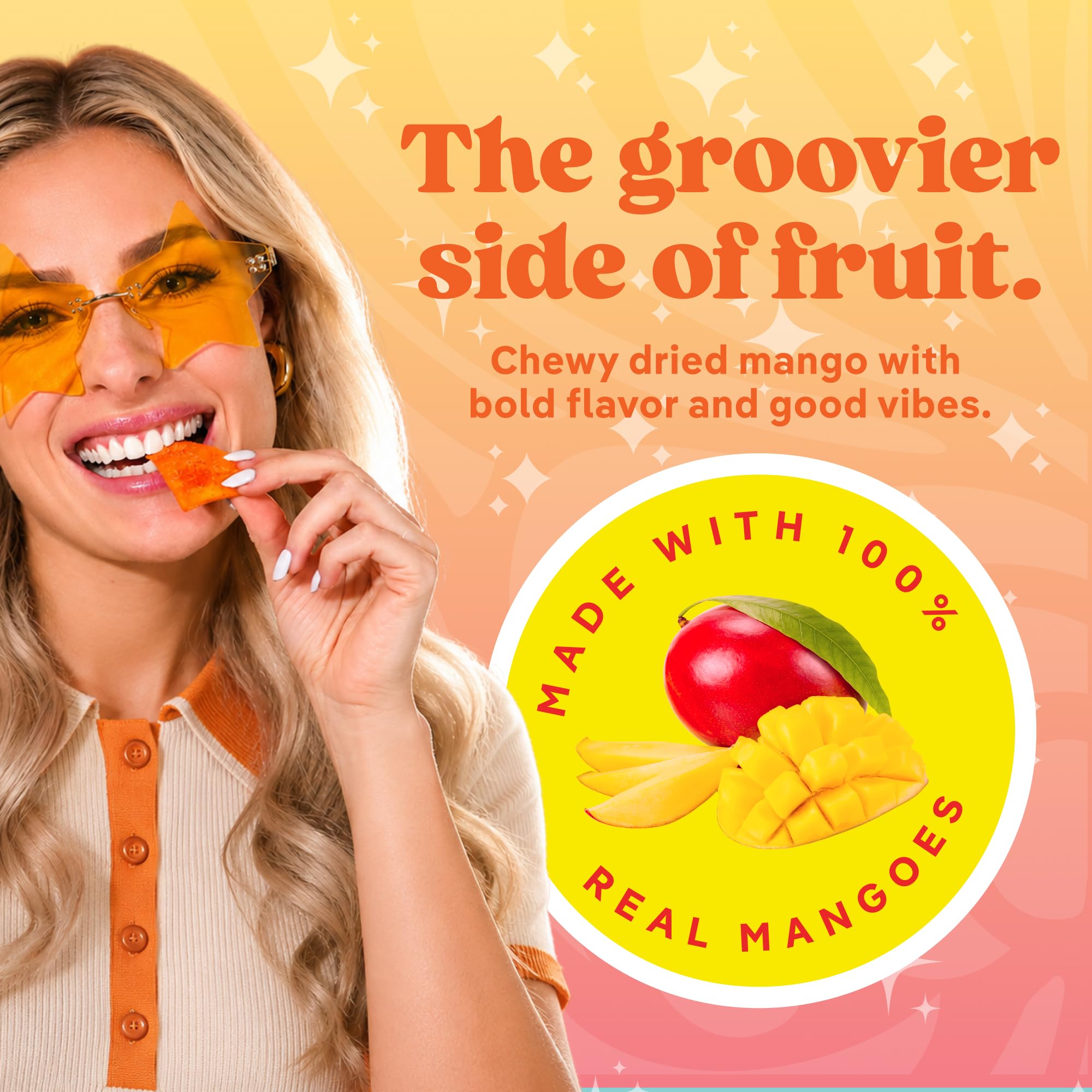 Chici Mama display of five flavored pouches showing variety and color cues