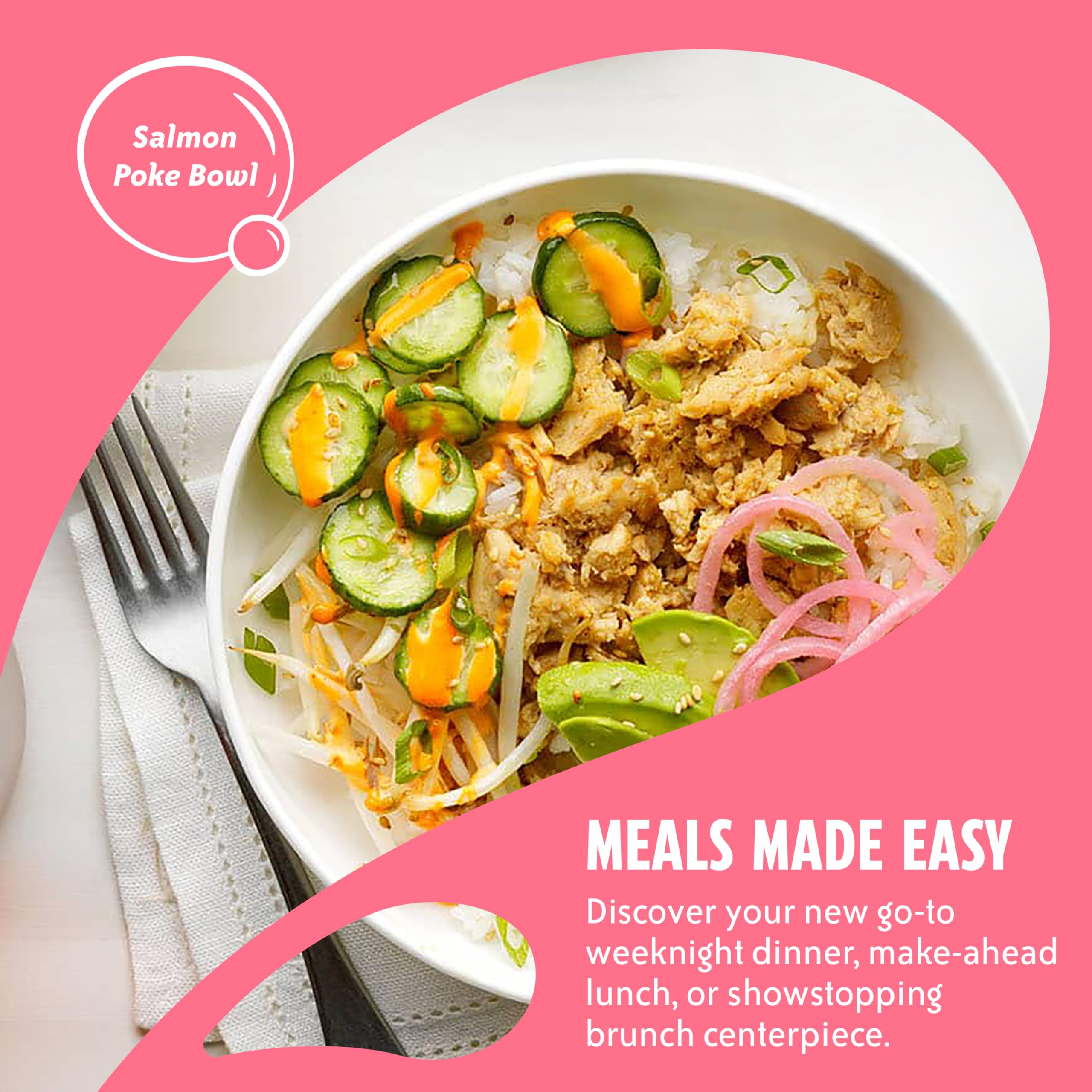 Hand holding Chicken of the Sea packet to show size — single-serve portability