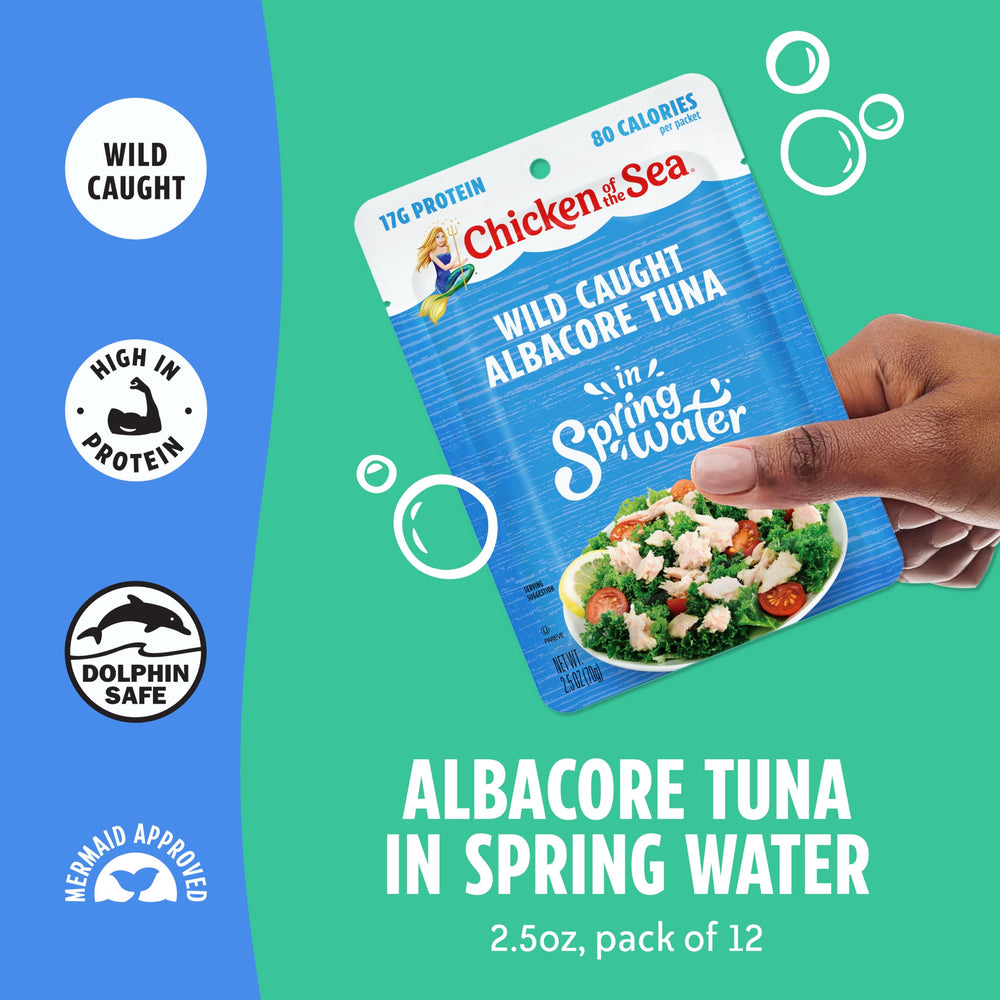 Chicken of the Sea open pouch with ready-to-eat tuna for quick meals