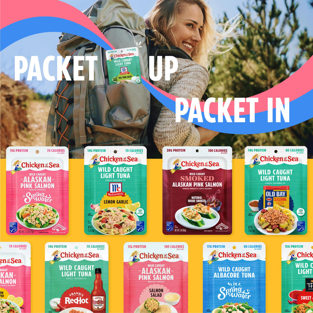 Chicken of the Sea packaging with MSC label indicating responsible sourcing